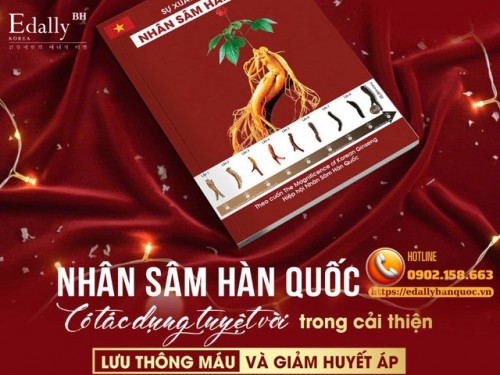 Nhân Sâm Hàn Quốc - Tác Dụng Tuyệt Vời Trong Cải Thiện Lưu Thông Máu Và Giảm Huyết Áp