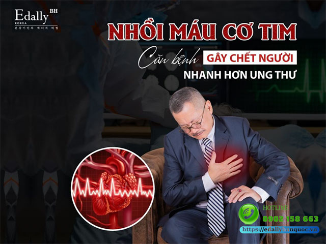 Nhồi máu cơ tim là căn bệnh gây chết người nhanh hơn cả ung thư