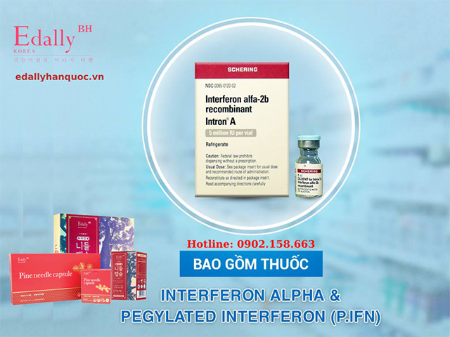 Nhóm thuốc điều trị viêm gan B interferon alpha và pegylated Interferon