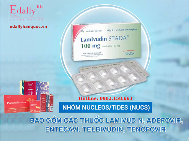 Nhóm thuốc điều trị viêm gan B Nucleos/Tides (Nucs)