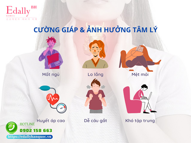 Những ảnh hưởng về tinh thần mà người bệnh cường giáp thường hay gặp phải