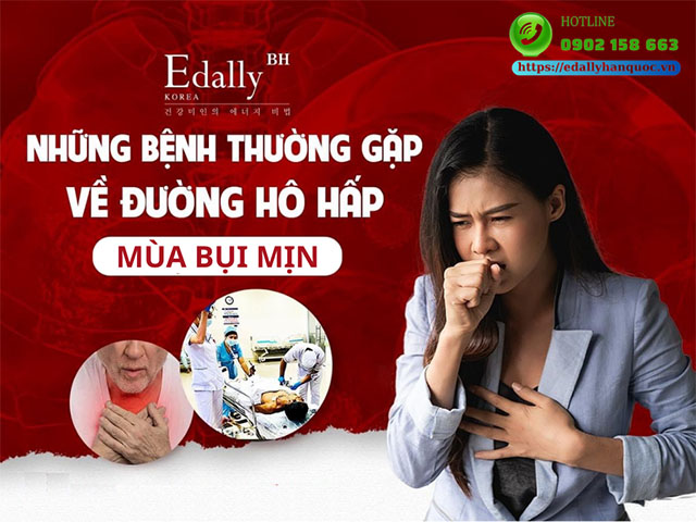 Các bệnh lý thường gặp về đường hô hấp vào mùa lạnh và bụi mịn