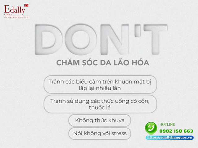 Những điều không nên làm khi chăm sóc da lão hóa