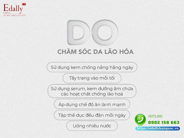 Những điều nên làm khi chăm sóc da lão hóa