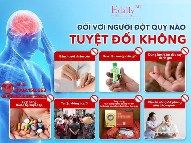 Những điều tuyệt đối không với người bị đột quỵ