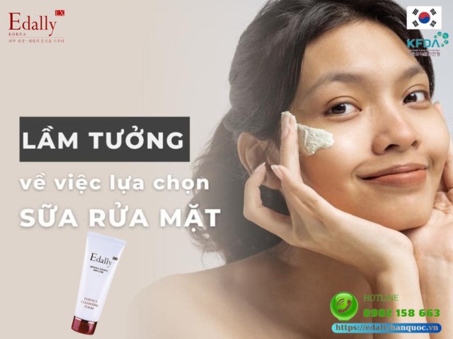 Những lầm tưởng về việc lựa chọn sữa rửa mặt cho da nhạy cảm