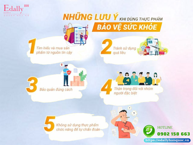 Những lưu ý khi sử dụng thực phẩm chức năng