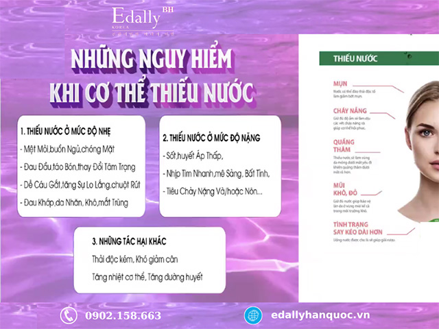 Khi cơ thể bị thiếu nước sẽ nguy hiểm như thế nào?