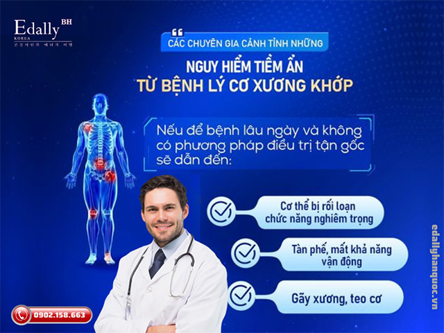 Những nguy hiểm tiềm ẩn từ bệnh lý cơ xương khớp