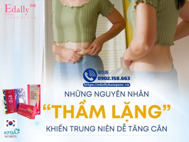 Những nguyên nhân thầm lặng khiến tuổi trung niên dễ tăng cân