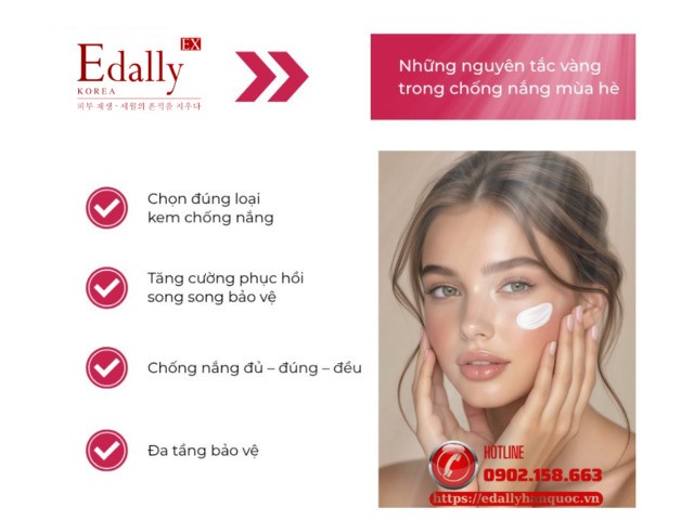 Những nguyên tắc vàng trong chống nắng bảo vệ da mùa hè