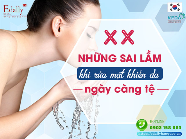 Những sai lầm khi rửa mặt khiến da chúng ta ngày càng tệ đi