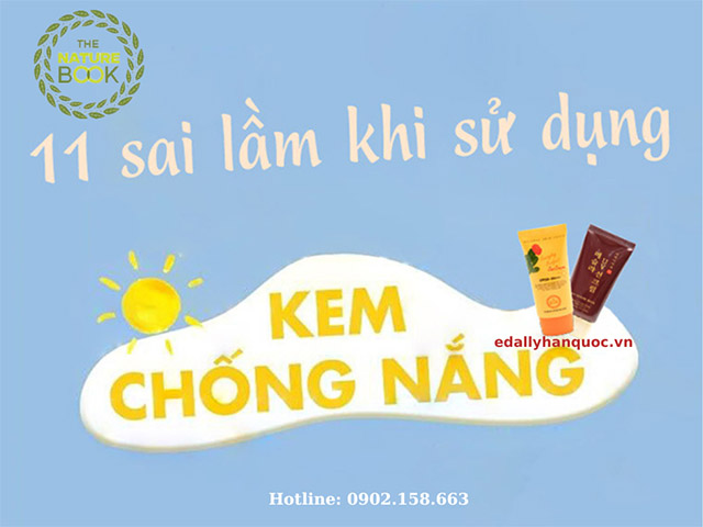 11 Sai Lầm Khi Sử Dụng Kem Chống Nắng Khiến Da Ngày Càng Xấu