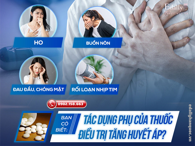 Tác dụng phụ của thuốc điều trị tăng huyết áp