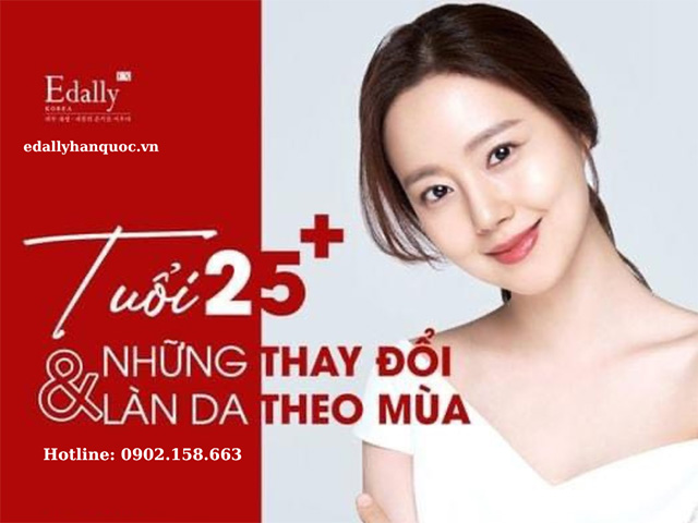 Tuổi 25+ và những thay đồi làn da body theo mùa