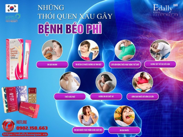Những thói quen xấu gây bệnh lý béo phì