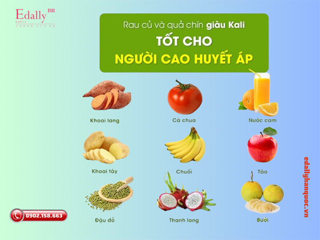 Những thực phẩm người bệnh cao huyết áp nên ăn