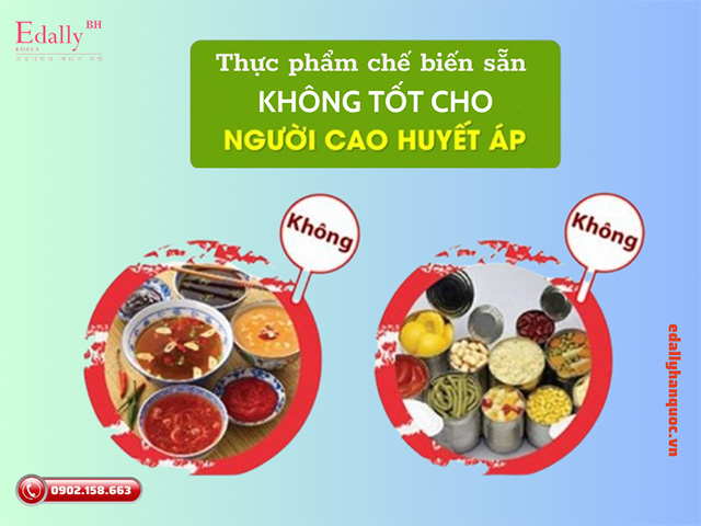 Những thực phẩm người bệnh cao huyết áp nên kiêng ăn