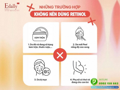 Những Trường Hợp Không Nên Dùng Retinol