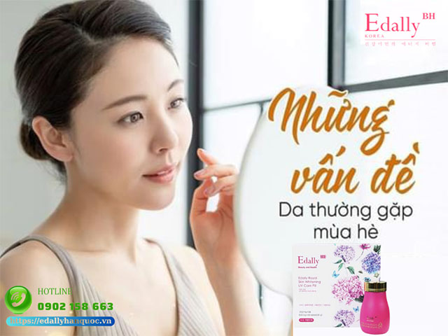 Những vấn đề làn da thường gặp vào mùa hè là gì?