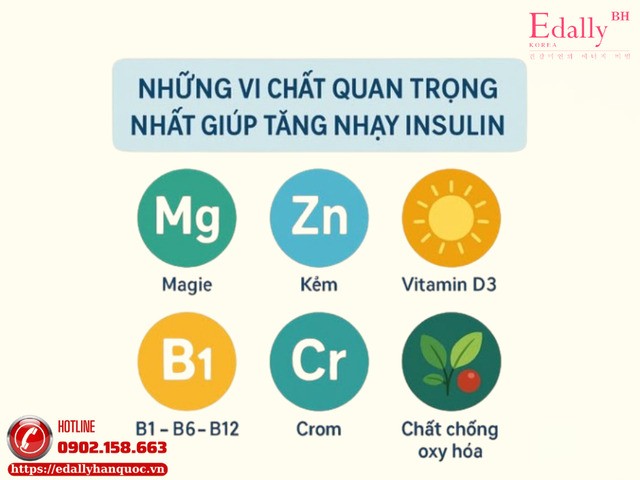 Những Vi Chất Quan Trọng Nhất Giúp Tăng Nhạy Insulin Và Cách Dùng