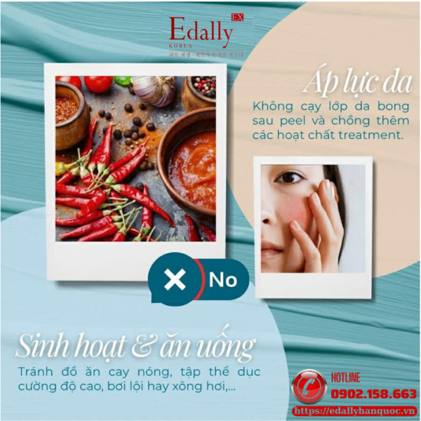 Những việc không nên làm sau liệu trình peel da Những việc không nên làm sau liệu trình peel da