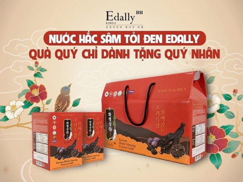 Nước Hắc Sâm Tỏi Đen Edally Hàn Quốc - Quà Quý Chỉ Dành Tặng Quý Nhân