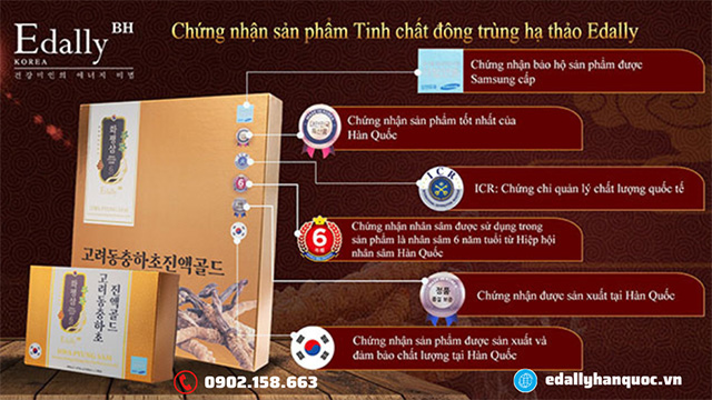 Nước tinh chất Đông trùng hạ thảo Hàn Quốc Edally Hwa Pyung Sam chất lượng cao, giá tốt