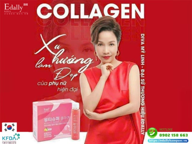 Nước uống Beauty Super Collagen Edally với 3000mg Collagen peptide chiết xuất từ da cá biển sâu Nước uống Beauty Super Collagen Edally với 3000mg Collagen peptide chiết xuất từ da cá biển sâu