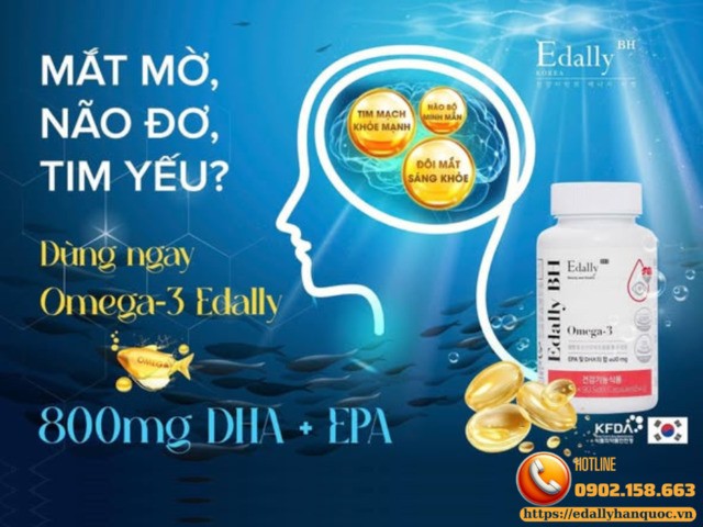 Omega 3 Edally BH - Bí Quyết Cho Trí Não Minh Mẫn Và Cơ Thể Khỏe Mạnh