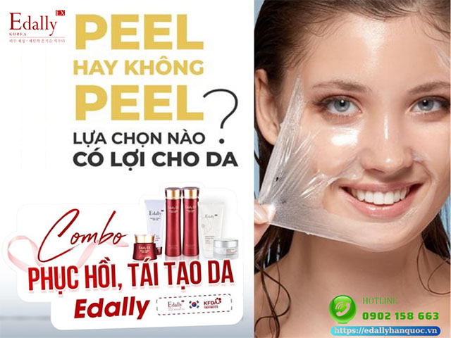 Peel da hay không peel da - Lựa chọn nào có lợi cho làn da của bạn?