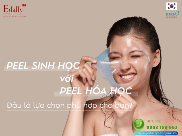 Peel da sinh học với Peel da hóa học: Đâu là lựa chọn phù hợp cho bạn?