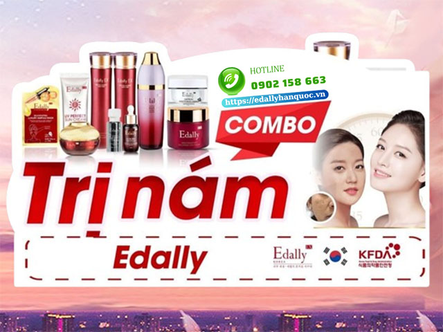 Phác đồ điều trị chứng rối loạn tăng sắc tố không Hydroquinone của Mỹ phẩm Edally EX