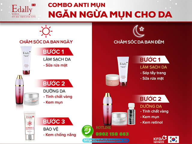 Routine Skincare giúp ngăn ngừa và điều trị mụn trứng cá tại nhà an toàn, hiệu quả