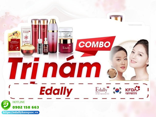 Phác đồ trị nám sạm tại nhà an toàn, hiệu quả của thương hiệu Mỹ phẩm Edally EX Hàn Quốc