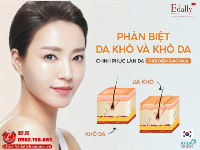 Phân biệt da khô và khô da - Bí kíp chinh phục làn da thời điểm giao mùa