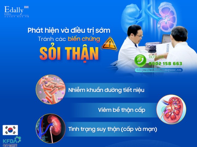 Phát hiện và điều trị sớm sỏi thận để phòng ngừa các biến chứng nguy hiểm