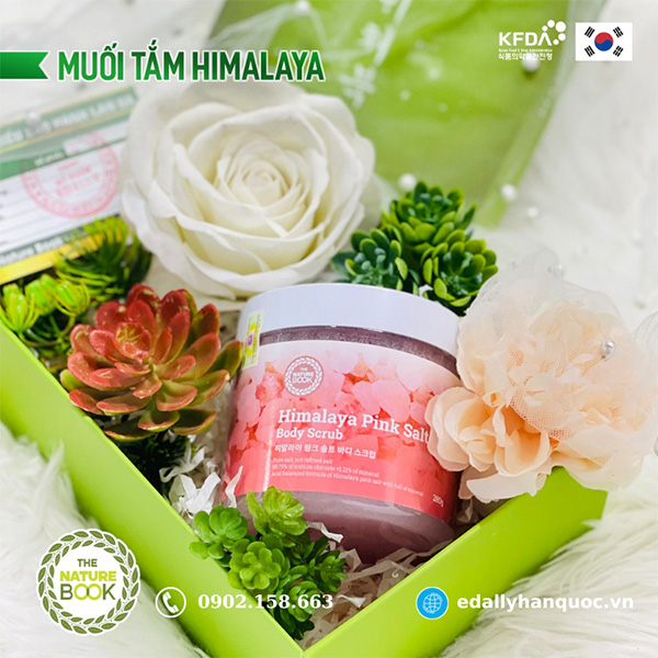 Món quà tặng 8/3 - Muối tắm muối hồng Himalaya The Nature Book