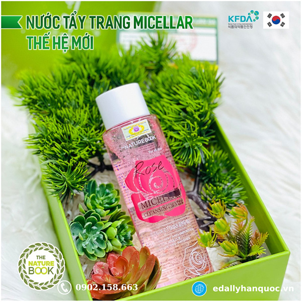 Món quà tặng 8/3 - Nước tẩy trang Micellar thế hệ mới The Nature Book