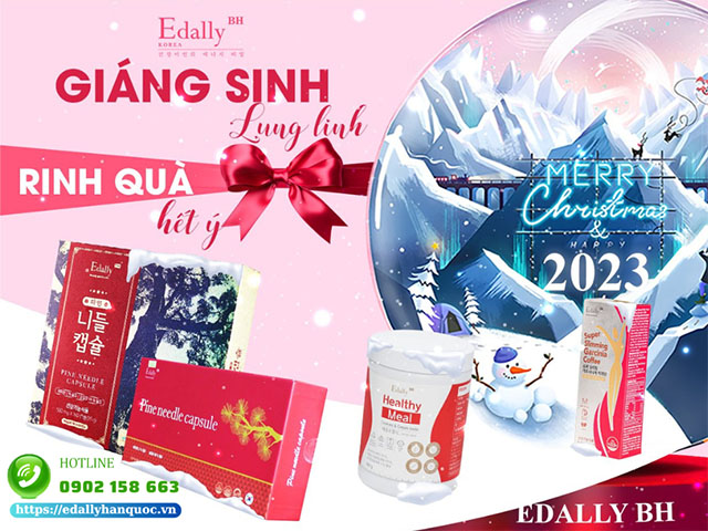 Quà tặng giáng sinh ý nghĩa từ thương hiệu Thực phẩm bảo vệ sức khỏe Edally BH Hàn Quốc