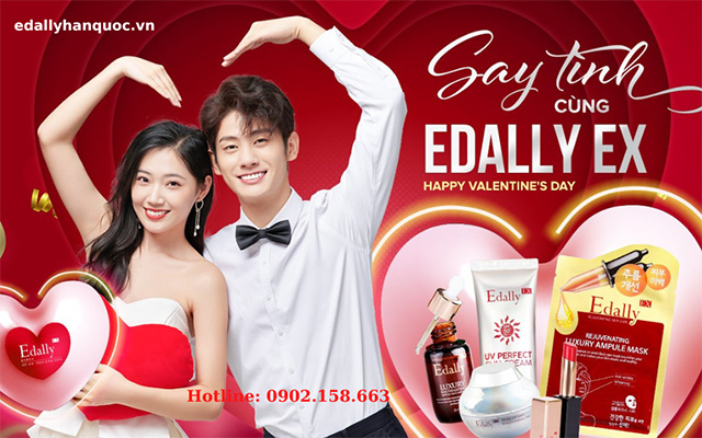 Món quà tặng Valentine 14/2 đến từ thương hiệu Mỹ phẩm Edally EX Hàn Quốc