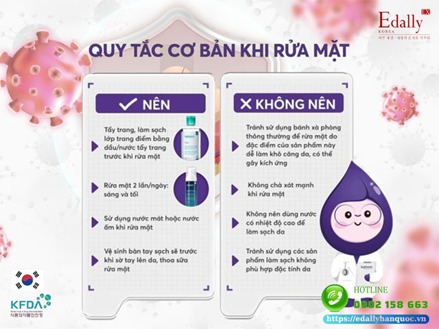 Quy tắc cơ bản khí rửa mặt mà bạn cần biết