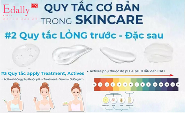 Nguyên tắc skincare cơ bản