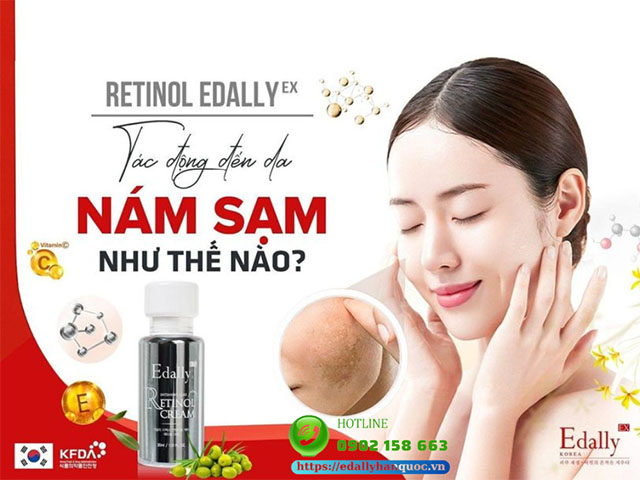 Retinol tác động đến làn da nám như thế nào?