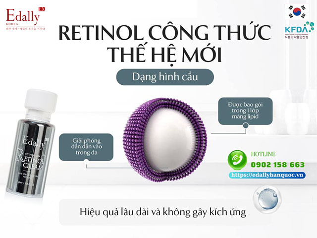 Retinol công thức thế hệ mới dạng hình cầu