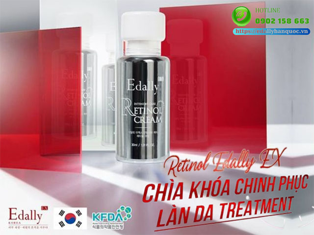 Kem Retinol Edally EX Hàn Quốc - Chìa khóa chinh phục làn da Treatment