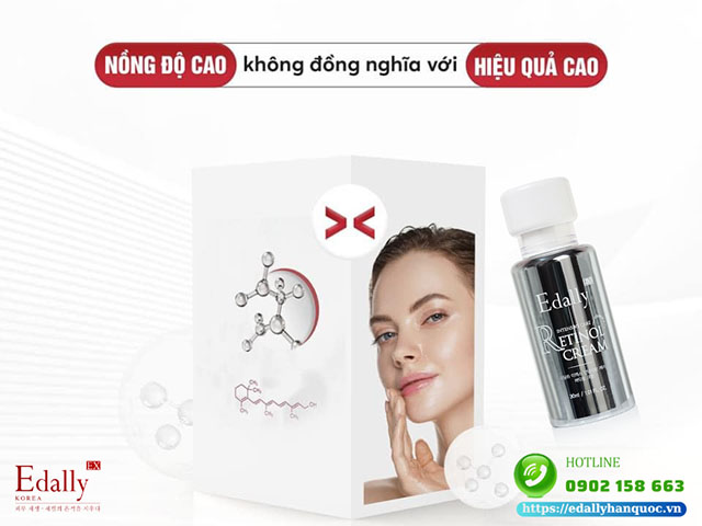 Retinol nồng độ cao không đồng nghĩa với hiệu quả cao, đặc biệt là khi sử dụng trên nền da yếu