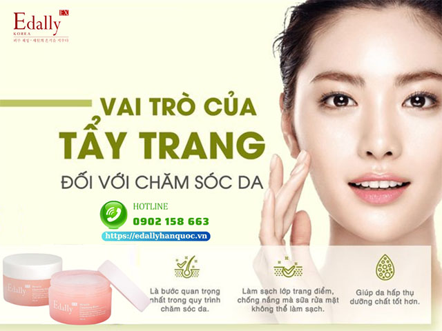 Vai trò của tẩy trang đối với chăm sóc da