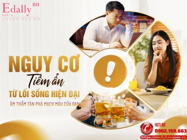 Rượu bia, thuốc lá, ăn nhiều tinh bột: Bộ 3 âm thầm tàn phá mạch máu của bạn