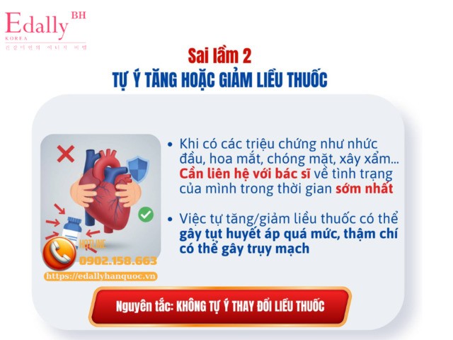 Suy nghĩ sai lầm thứ 2 khi điều trị tăng huyết áp